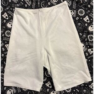 Weight Watchers In Control Women's White Tummy Control Shapewear Shorts, Large